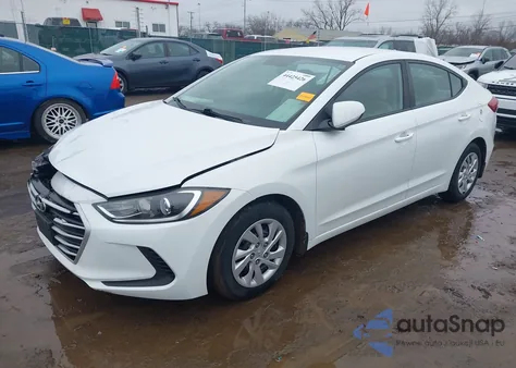 2018 Hyundai Elantra Se z USA, uszkodzony, nr VIN 5NPD74LF4JH367847